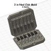 3 in Ned Club Mold- 6 Cavities