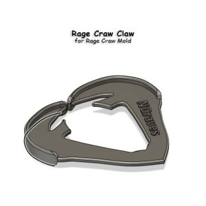 Rage Craw Claw Mold