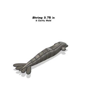 Shrimp 3.75 in - 6 Cavity Mold