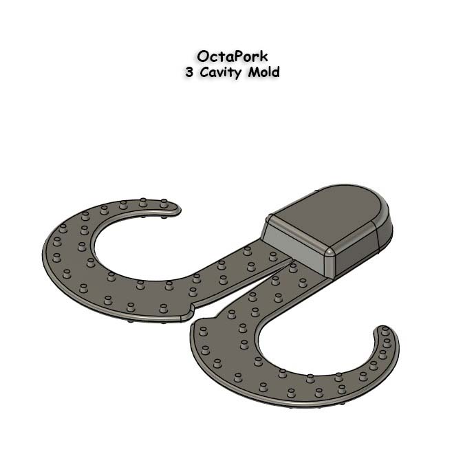 OctaPork 3 Cavity Mold